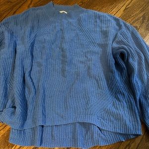 Royal Blue Mock Neck Sweater